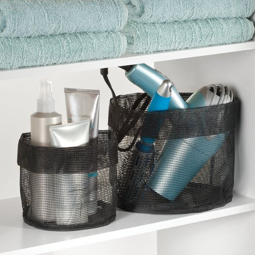 Rangement en maille carrée InterDesign Una gain de place bac blanc