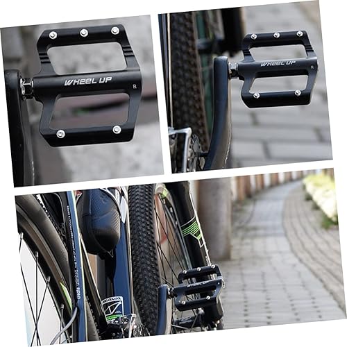 Miniatura 3 de Yardwe 2pcs Non-Slip Bike Pedal Non- Slip Bike Pedal Bike Shoes Cleatsf Spindle Bike Pedal Bike Foot Rest Accessories for Bikes Mountain Bike Cleats