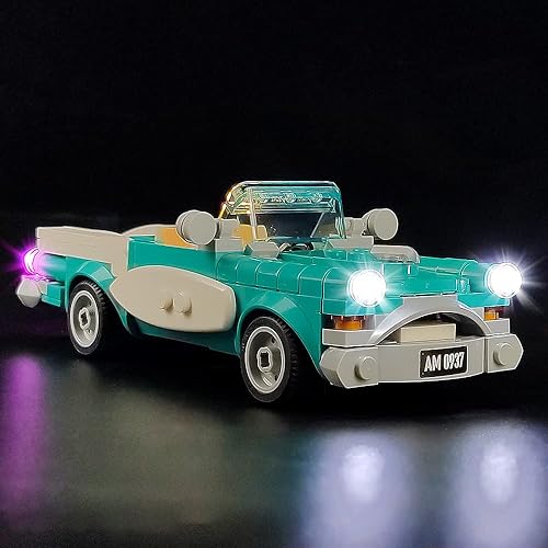 Kit de luces LED para Lego Speed Champions Lamborghini Countach 76908, juego de iluminación de conexión USB compatible con Lego 76908 (solo luces,