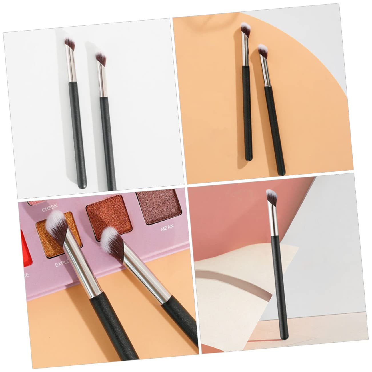 VICASKY Flat Concealer Brush for Eyebrows Makeup Brush Set Eye Shadow Foundation for Women