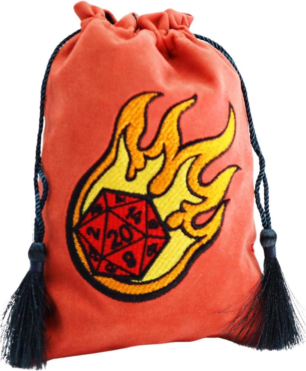 Foam Brain Games Dice Bag - Fire Ball