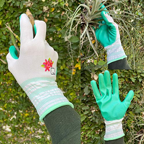 Artak Gardening Gloves For Women - 3 Pairs, Lightweight & Breathable, Nitrile Coating thumb #1