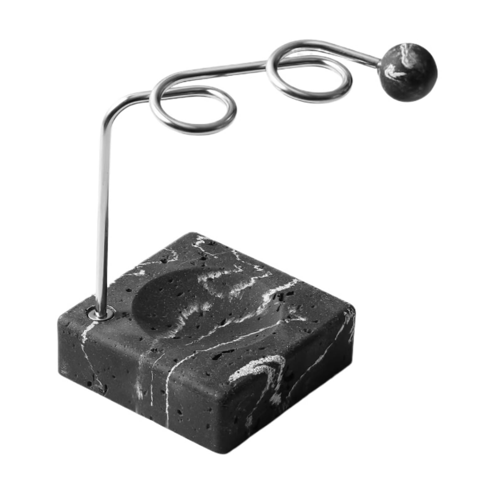 Portaspazzolini Da Bagno Portaspazzolino In Acciaio Inossidabile In Granito For Piano Di Lavoro For Organizer Da Bagno Organizzatore Adulti(Black)