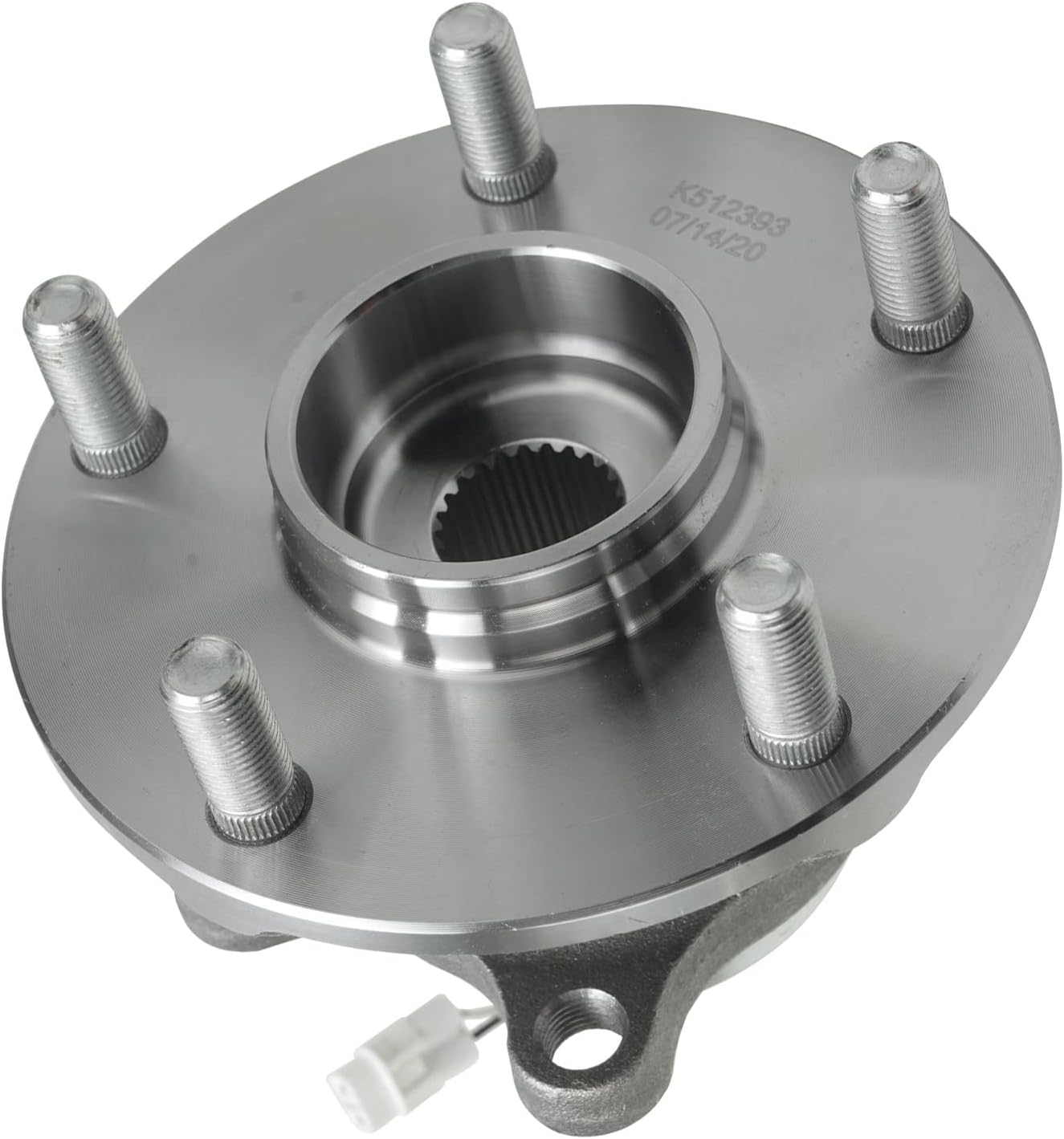 Detroit Axle - Rear Wheel Bearing and Hub Assembly for AWD Suzuki SX4 2007 2008 2009 2010 2011 2012 2013, 2012 SX4 Crossover 5 Lugs w/ABS