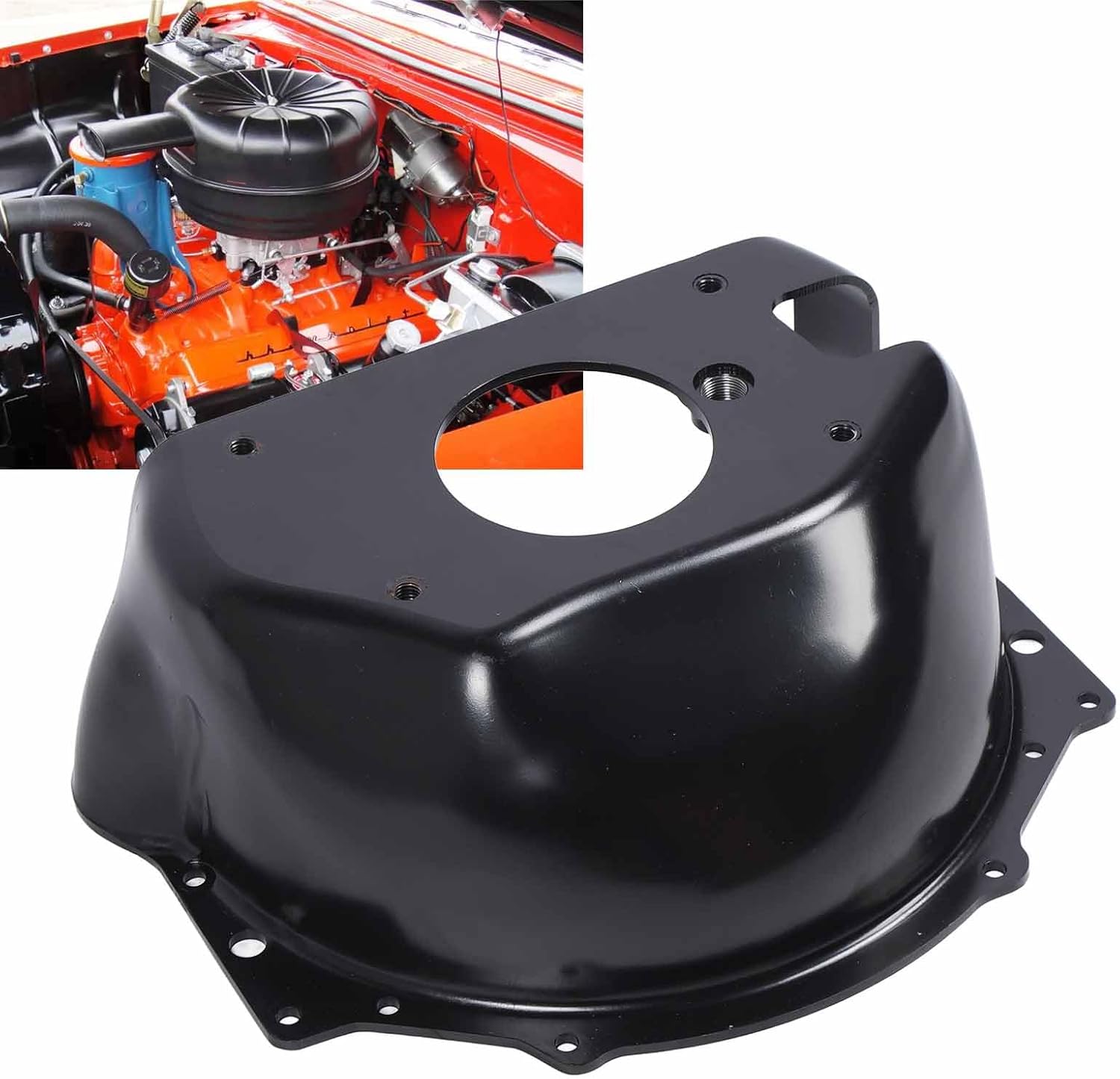 Lightweight Bell Housing For SBC BBC Rugged Construction Racing Bell Housing for 4.675in O.D. Bearing Retainer 650-400