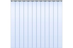 Peryiter PVC Strip Door Curtain Kit for Freezers