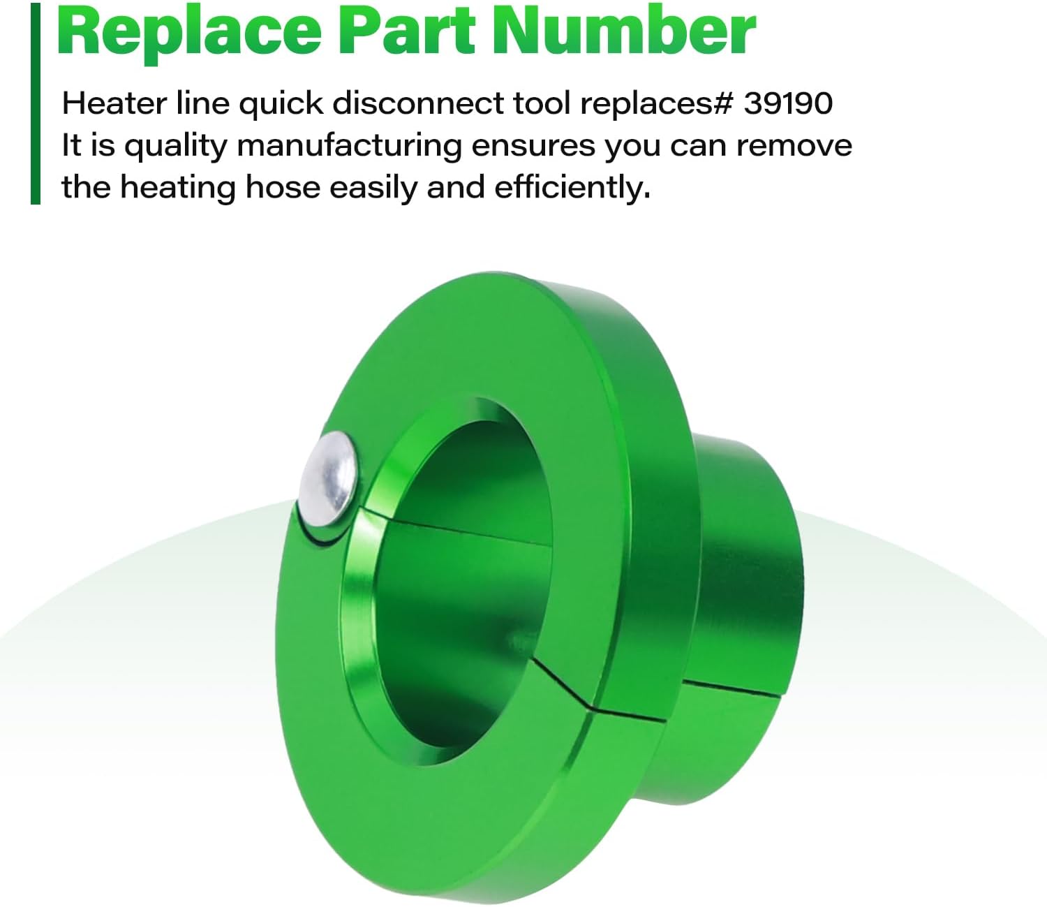 Heater Hose Disconnect Tool Compatible with GM Vehicles 3/4" Heater Quick Removel Release Tool # 39190 (Green)