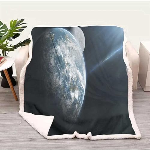 Miniatura 10 de Cobijas Calientes para Invierno - Póster de ilustración retro con diseño de letras inspiradoras, manta de campamento, suave y acogedora para