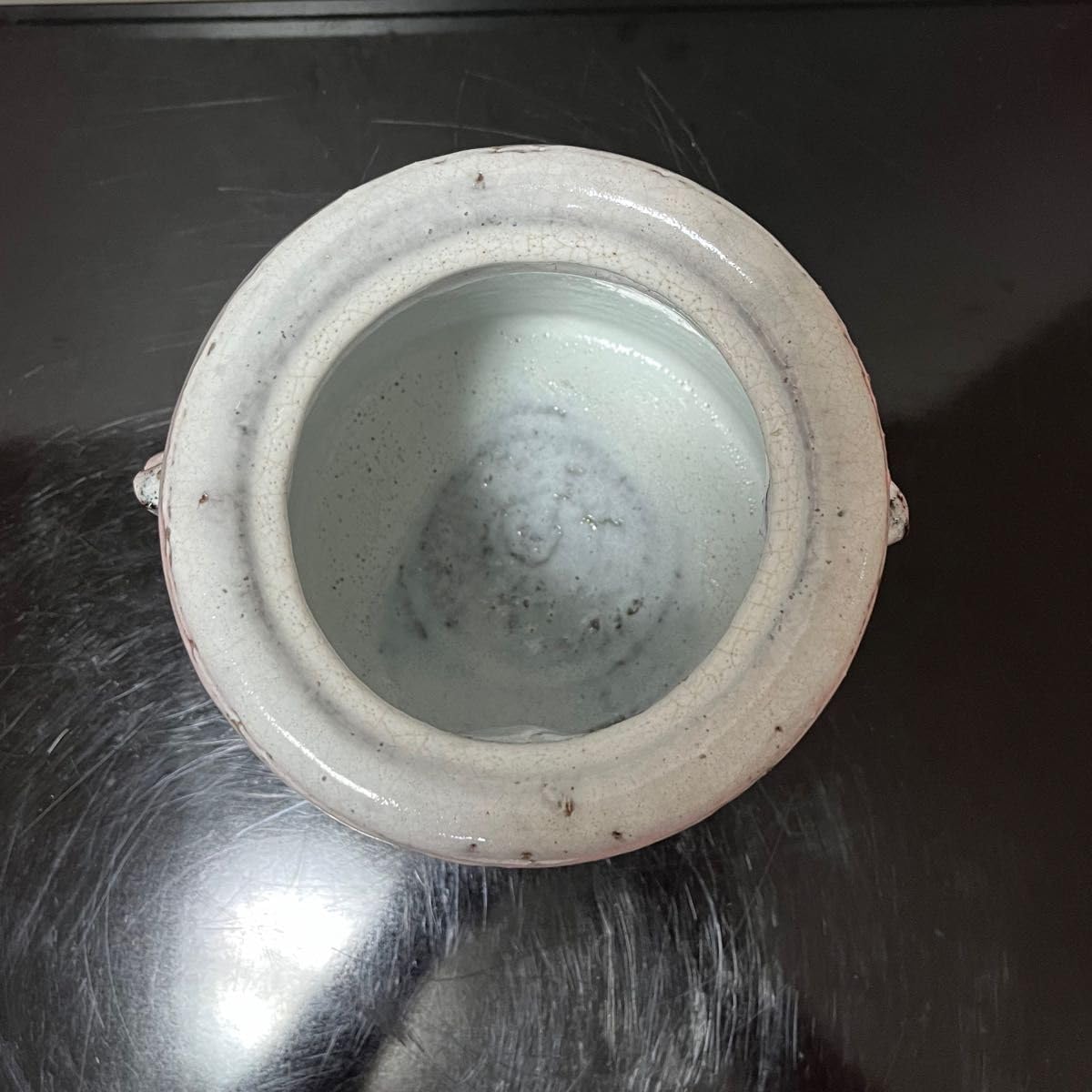 Amazon.co.jp: 萩焼水指 渋谷泥詩 茶道具 懐石道具 鵬雲斎 坐忘斎