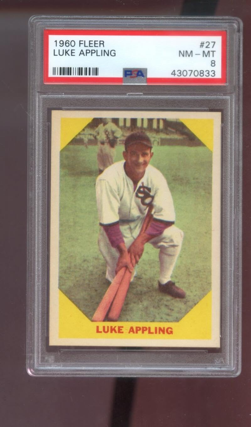 1960 Fleer Greats #27 Luke Appling PSA 8 Graded Baseball Card MLB