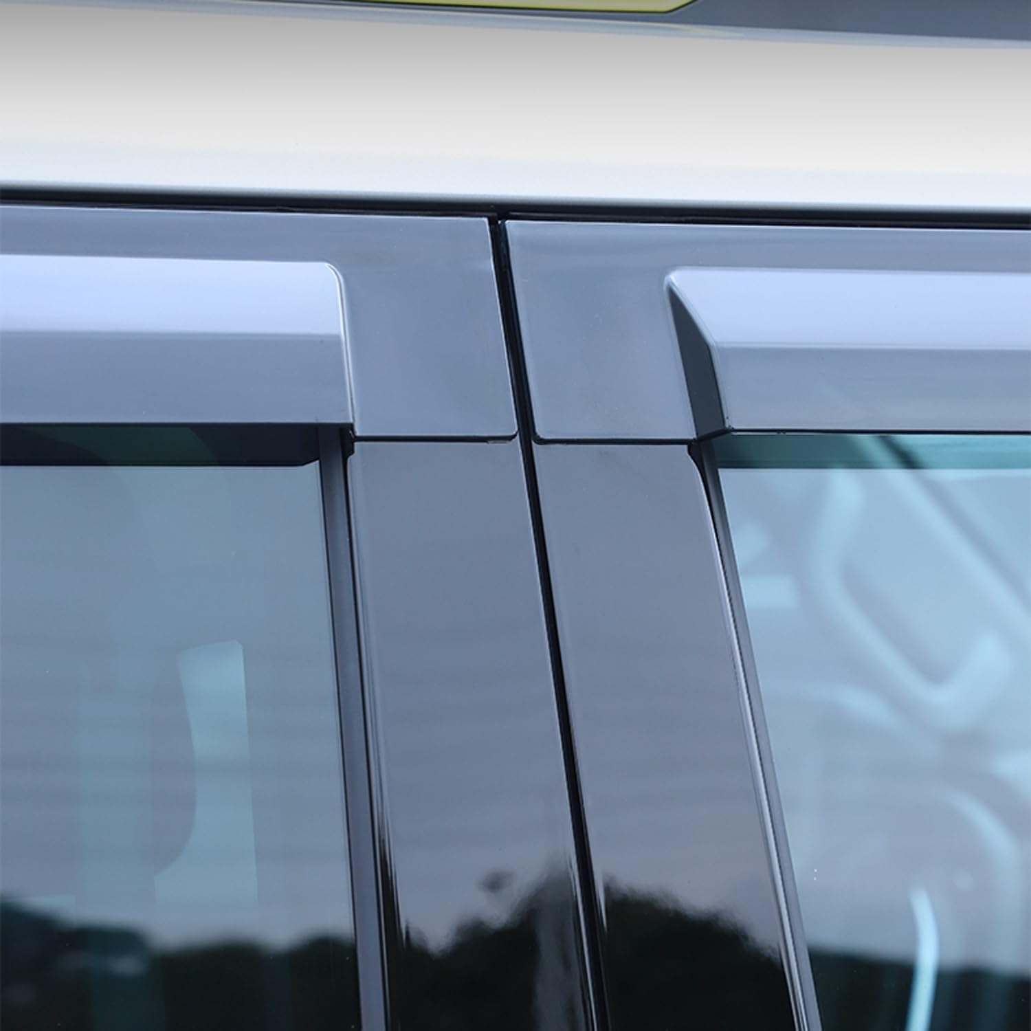 for Jetour Traveller T2 2023-2025 Window Visor Guard Deflector Rain Shield 6pcs Car Accessories