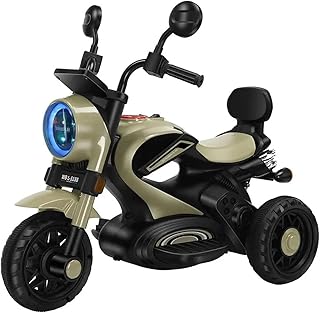 Nano Classic Kids Electric Ride On Car Scooter Bike for 3-8 years old children (Beige)
