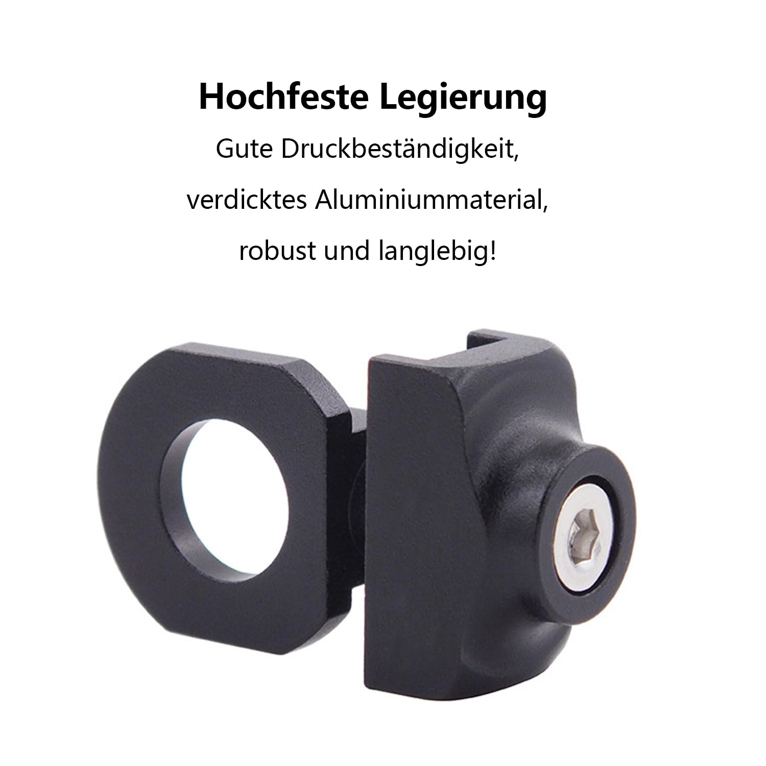 GIONAR Set di 2 tendicatena per bicicletta – Singola velocità tendicatena per BMX, bici da strada e bicicletta pieghevole – montaggio al telaio con set di viti