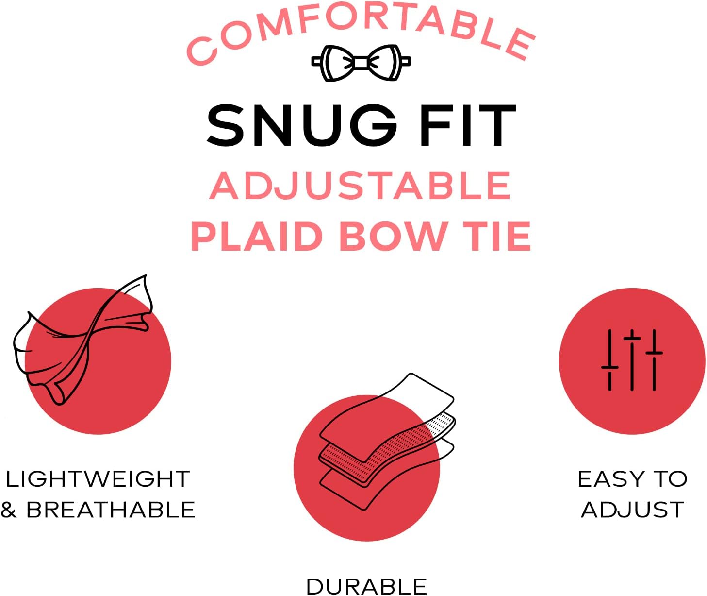 Man of Men - Bow Tie - Plaid Bow Ties for Men - Bowties Men