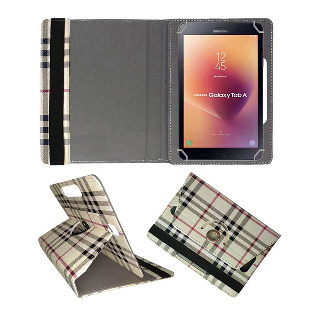 Fastway Rotating Leather Flip Case for Samsung Galaxy Tab A 2017 Sm-T385nzkains 8" Tablet Cover Stand Cream (B07VRZZT63) Amazon Price History, Amazon Price Tracker