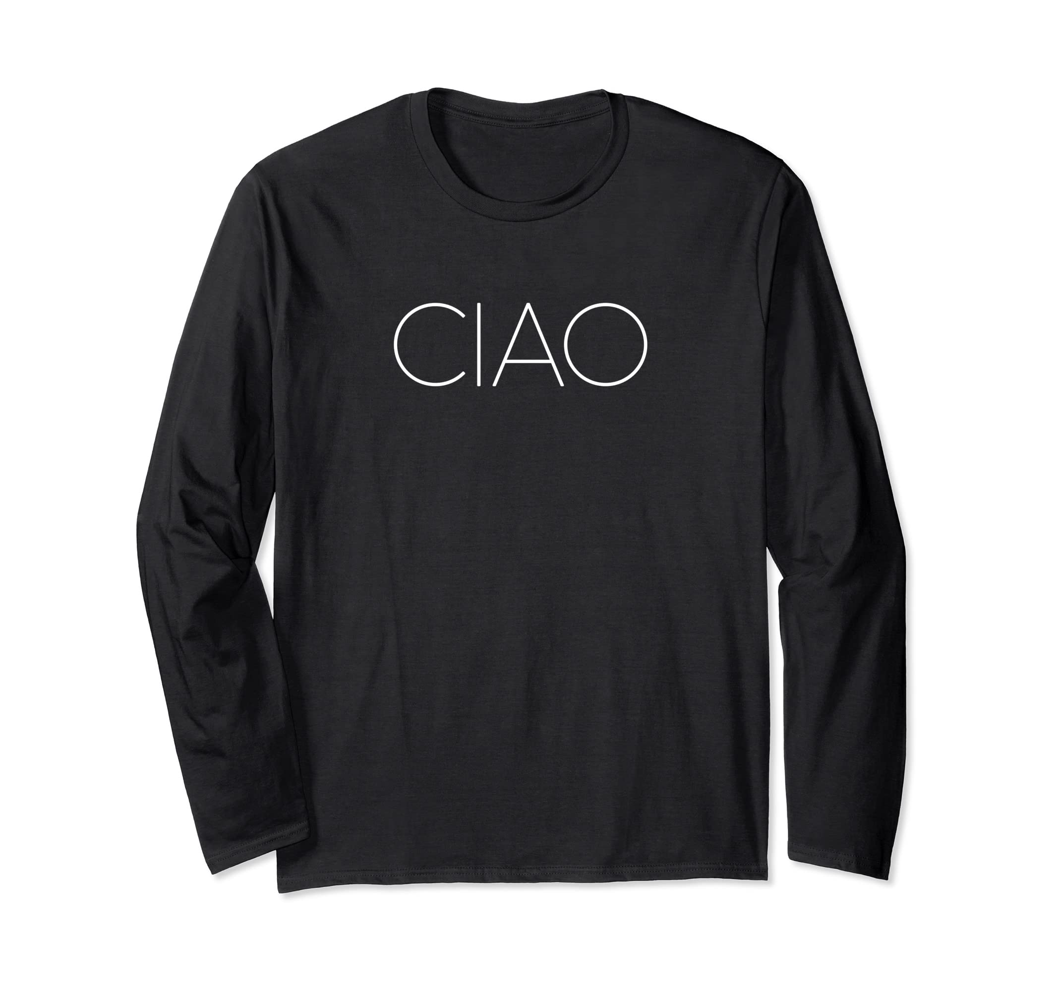 Amazon | チャオこんにちは、イタリア語の挨拶で 長袖Tシャツ