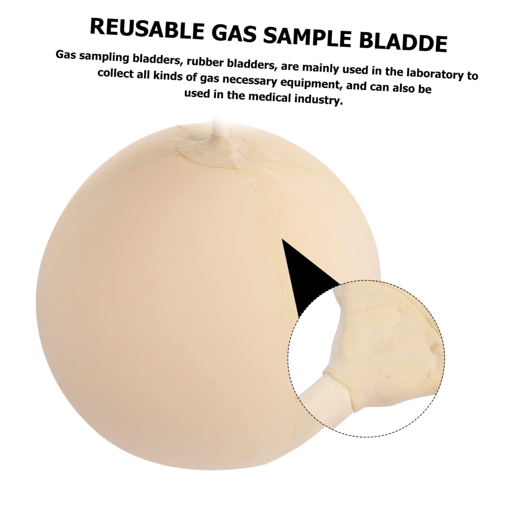 Cabilock 10 Pezzi Vescica Per Gas Da Laboratorio Camera D'aria Campione Di Gas Vescica Per Il Campionamento Del Gas Pallone Di Campionamento Del Gas Palla Attrezzo Gomma Da Cancellare