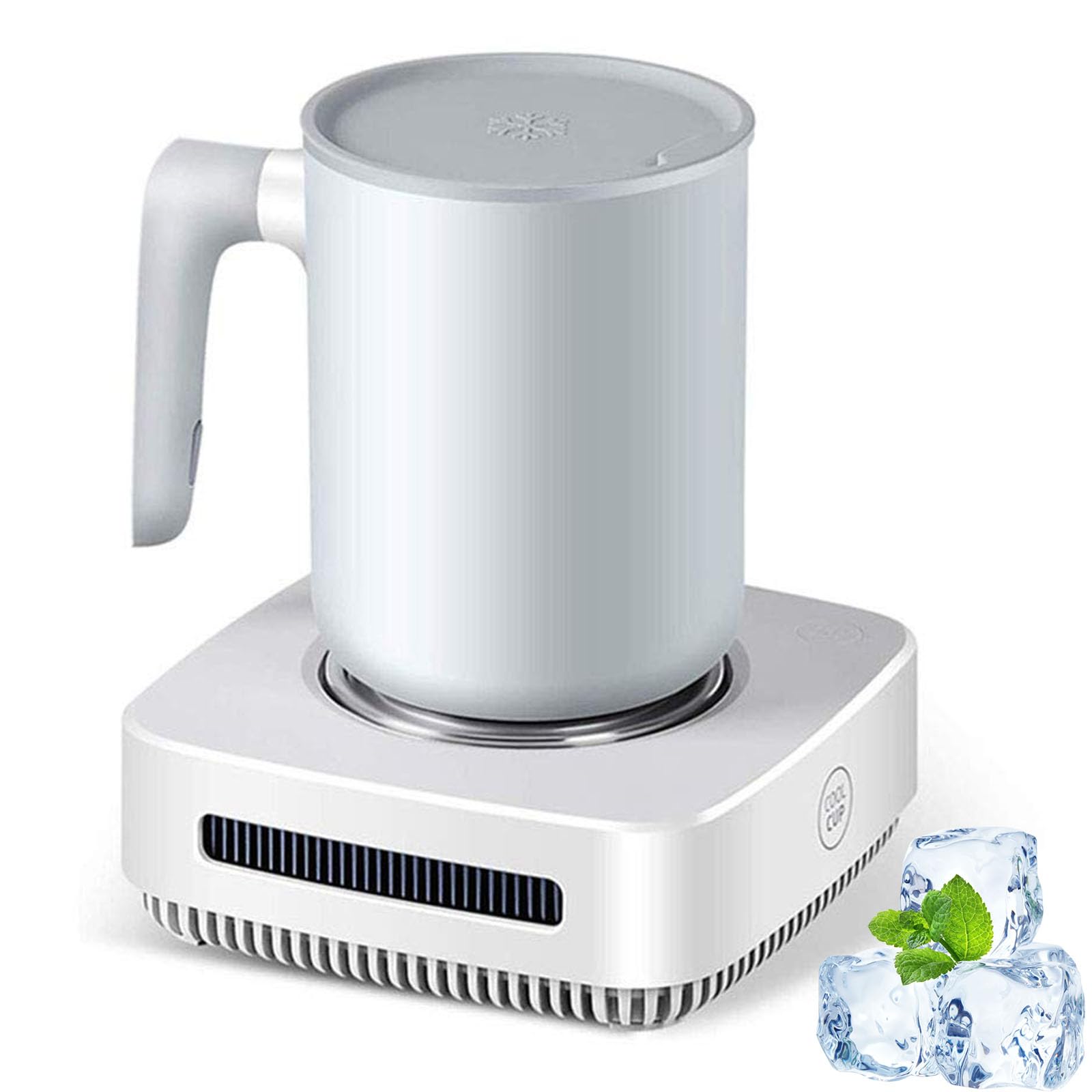 Tazza Refrigerante Rapida Per Bevande, 450ml Raffreddatore Portatile Smart Dispositivo Congelamento Rapido, Tempo Regolabile & Controllo Temperatura 8-55°c, Raffreddatore Elettronico Bottiglia