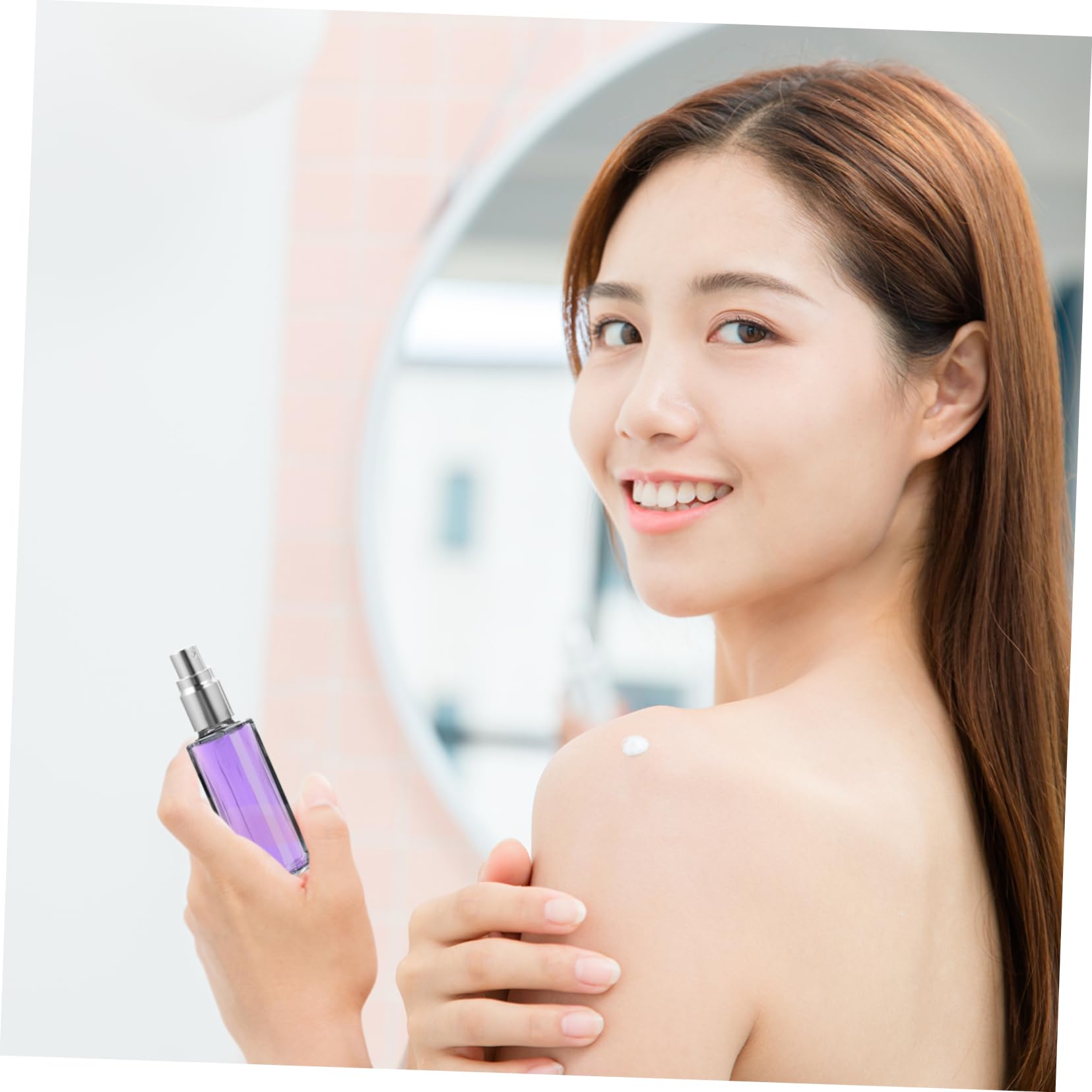 FRCOLOR 15 bottiglie di profumo di dimensioni da viaggio, pompa di ricarica per profumi, borse, bottiglie spray, bottiglia di profumo ricaricabile, per viaggi, simulazione di