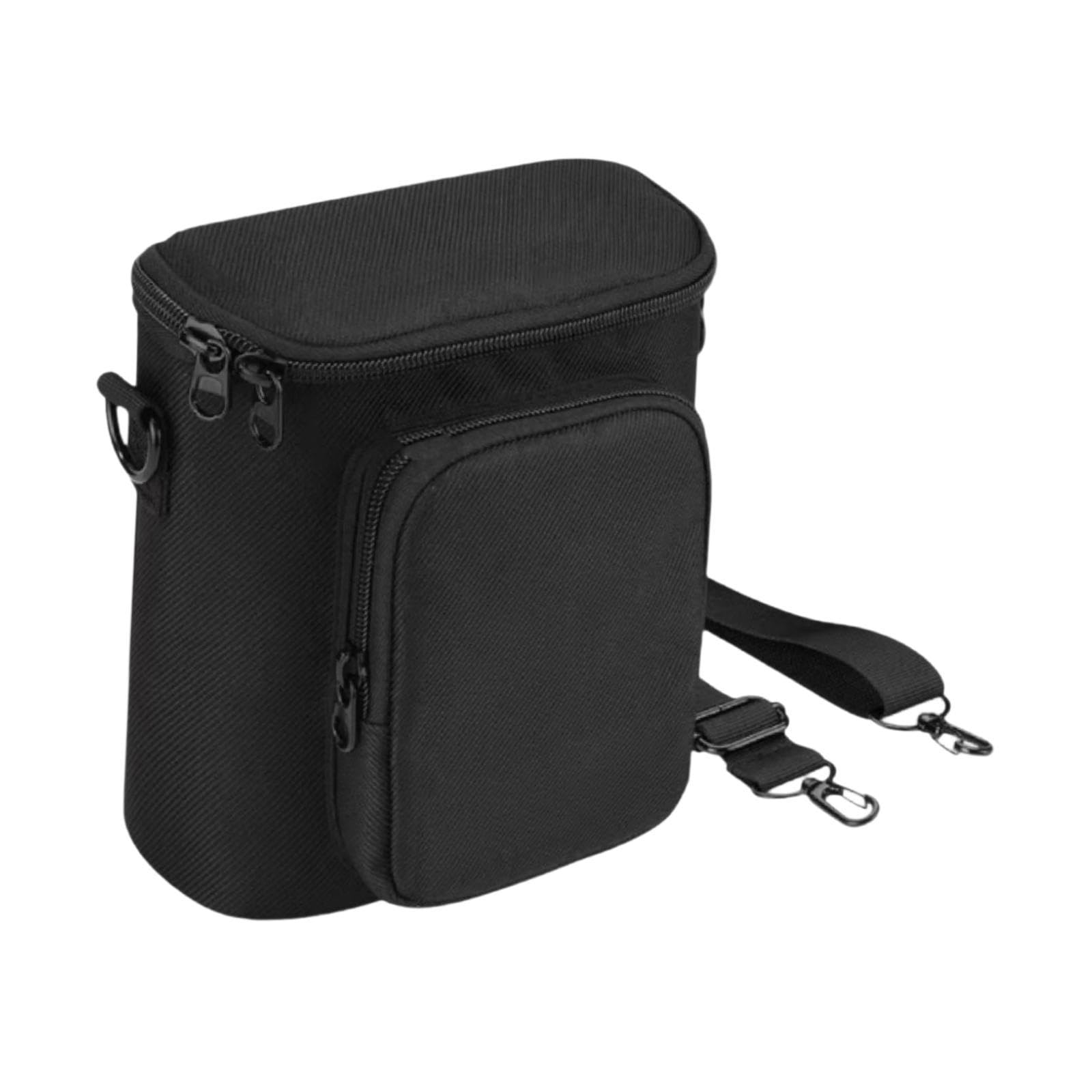 Borsa Organizer per binocolo, Versatile e Robusta, in Tessuto Oxford Nero, Portatile, Ideale per attività all'aperto Come Arrampicata, per 42 Mm