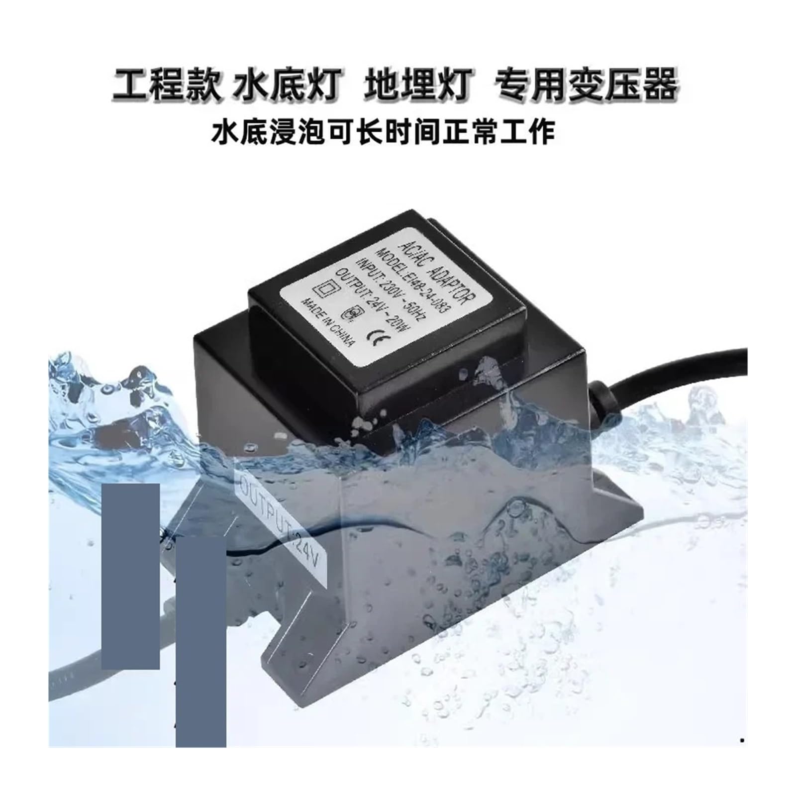 wasserdichter unterwasser transformator ForOutdoor quadratisches LED-Unterwasserlicht wasserdichter Ringkerntransformator 220 U/min AC 12V24V Ringkuh Niederfrequenz