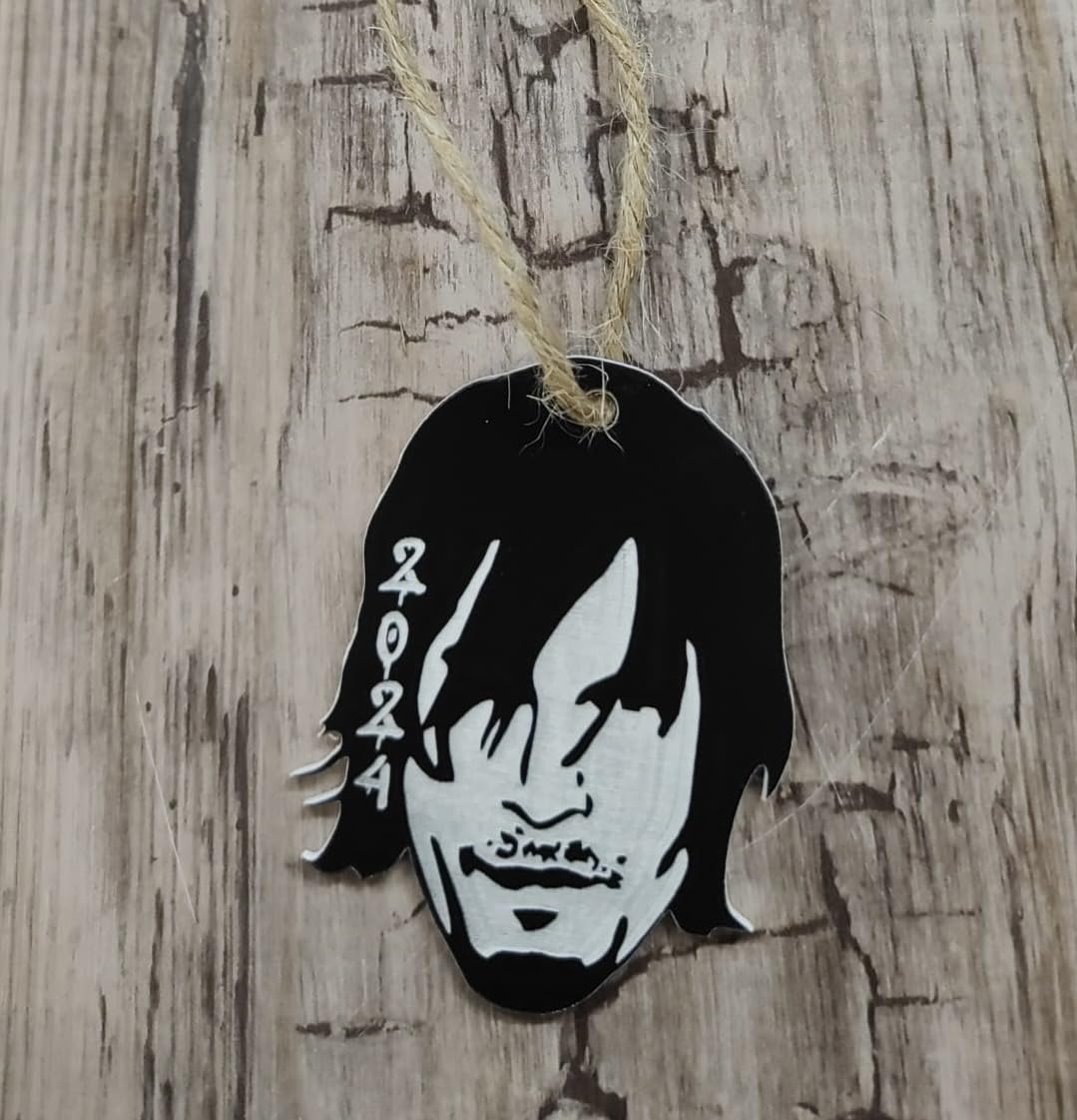 Fsss Ltd Black Walking Dead Daryl Dixon Xmas Christmas Tree Decoration Bauble Tv Series Gift