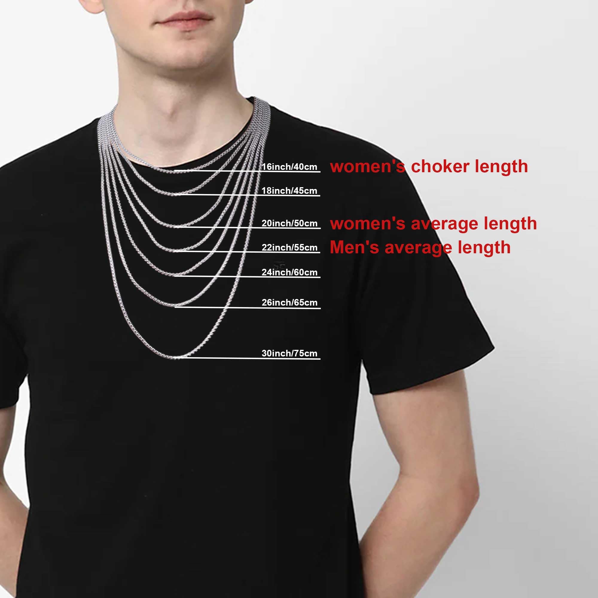 925 Sterling Silver Figaro Chain Necklace 5mm – Sterling Silver Chain for Men and Women, Durable Mens Silver Chain, Hypoallergenic Nickel-Free Silver Necklace, Waterproof, Lobster Clasp, Gift Ready