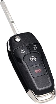 SUPALAND Remote Start Control Flip Key Fob Replacement Fits for Ford F-150/F150 2015-2024 F250 F350 2017-2022 Ranger 2019-2022 Bronco 2021-2022 Keyless Entry Remote Control N5F-AO8TDA 164-R8134