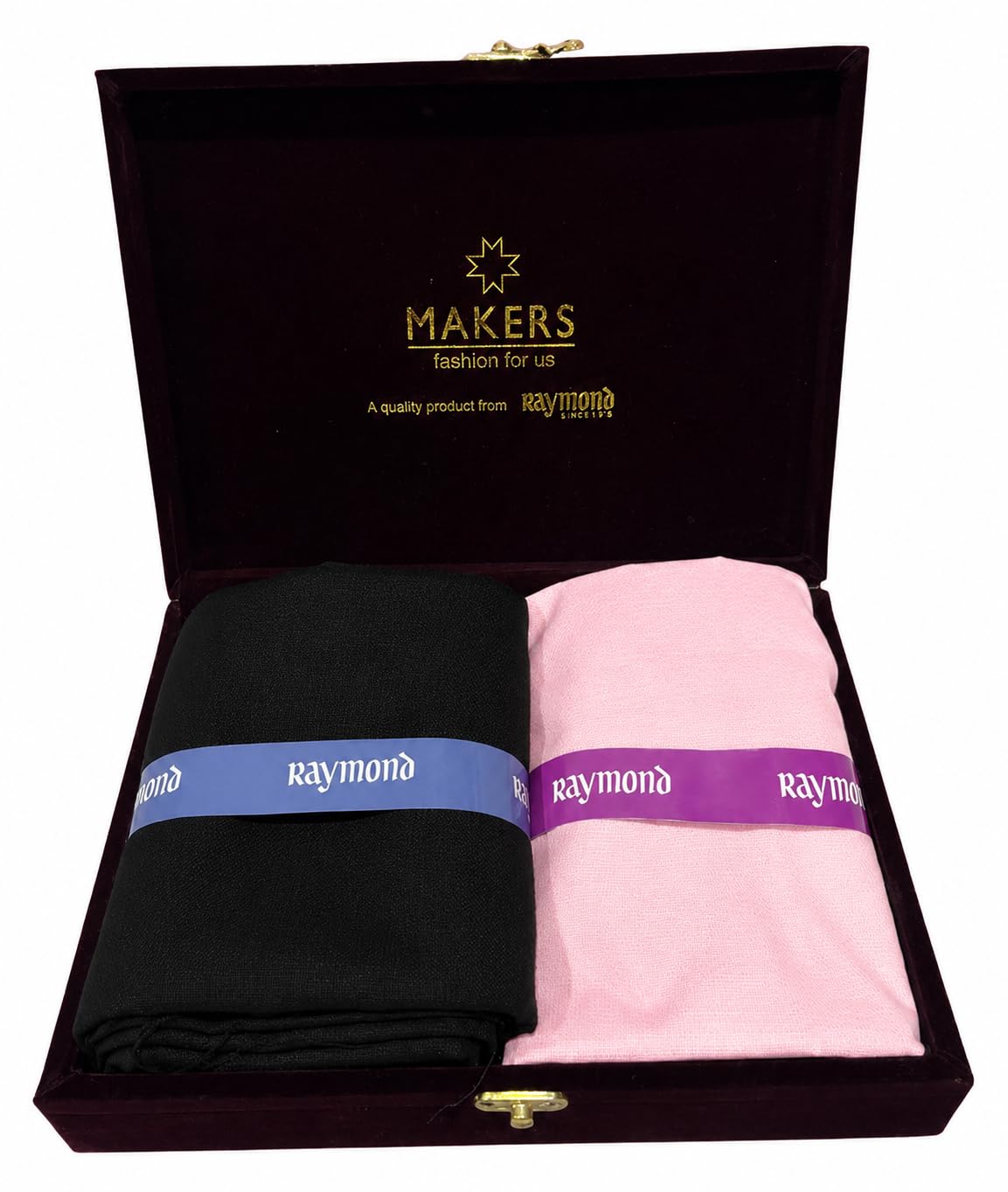 raymond fabrics Makers Men's Premium Unstitched Shirt & Trouser Fabric Combo Gift Set | Formal Wear Fabric Pack for Tailor-Made Shirts and Trousers | Elegant Presentation Box-picture-47