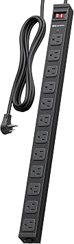 [ETL Certified] Cable Matters 12-Outlet Surge Protector Power Strip, 8ft
