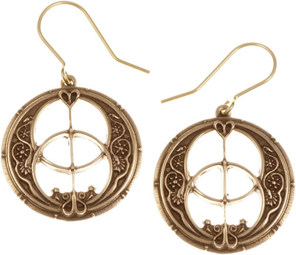 Bronze Chalice Well Drop Earrings