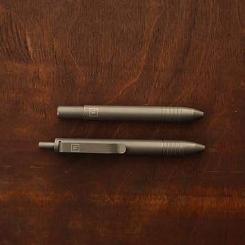 BIG IDEA DESIGN Mini Click Pen Solid Brass (Yellow Tone)