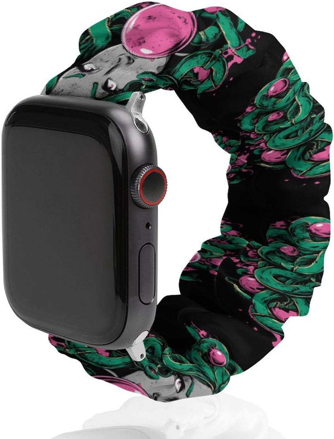 Medusa with Bubble Funny Watch Band Scrunchie
