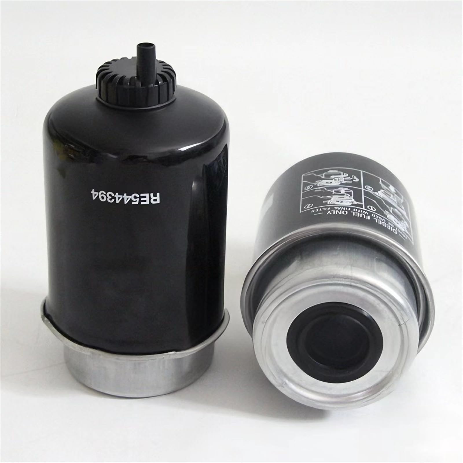 1 filtro de combustible RE546336 RE544394 RE522868 separador de agua de filtro de combustible for 6B/6J/904/954/1204, rendimiento equivalente a(522868)