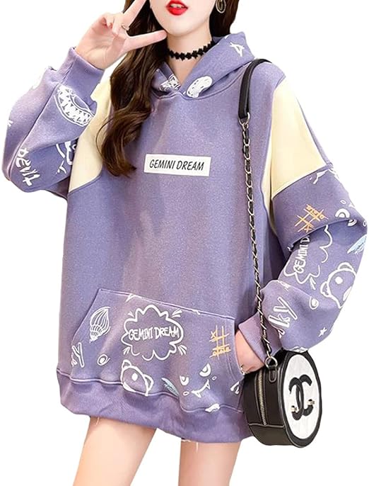 Amazon Mengfanレディース パーカー スウェット 春秋 ゆる パーカー カジュアル トレーナー トップス ゆったり ストリート系 オシャレ ビッグシルエット トレーナー パーカー 通販