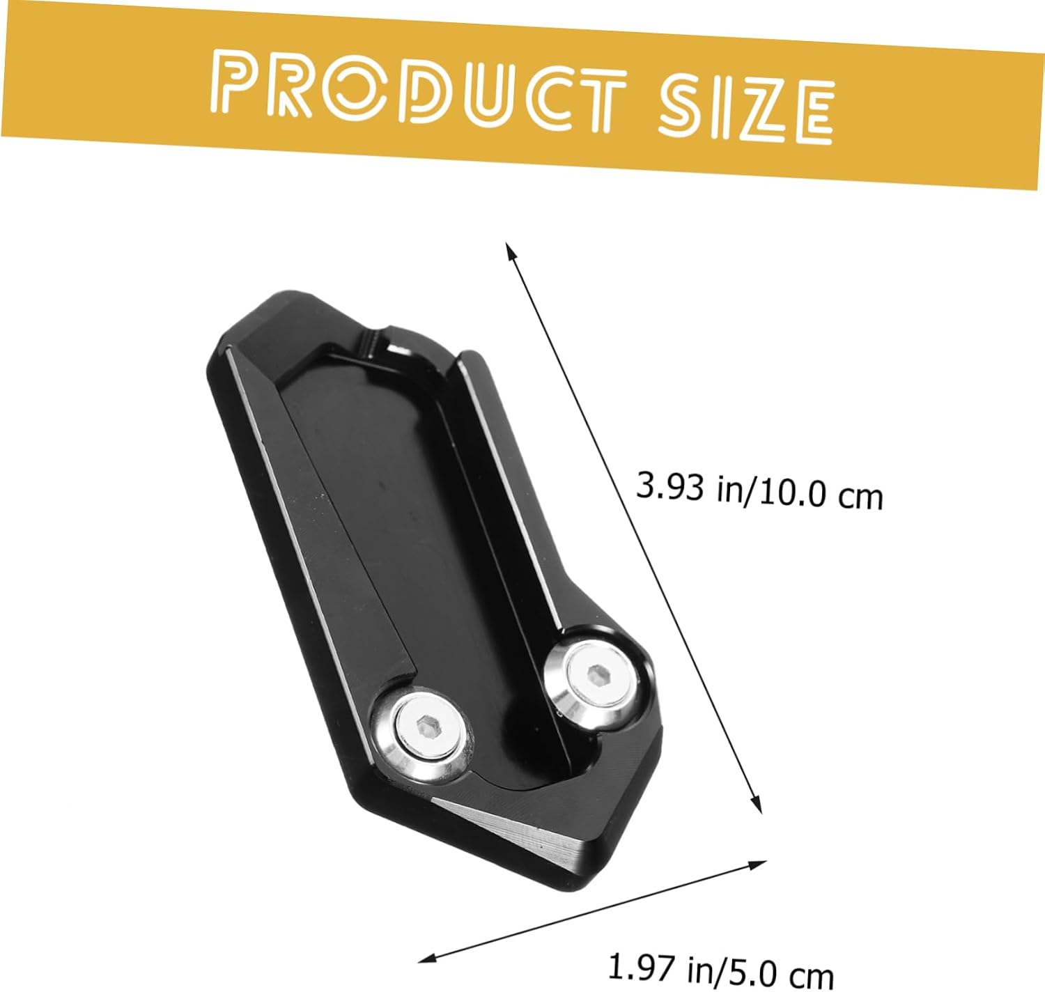 Motorcycle Kickstand Pad Non-slip Mats Kickstand Brace for Scooter Motorbike