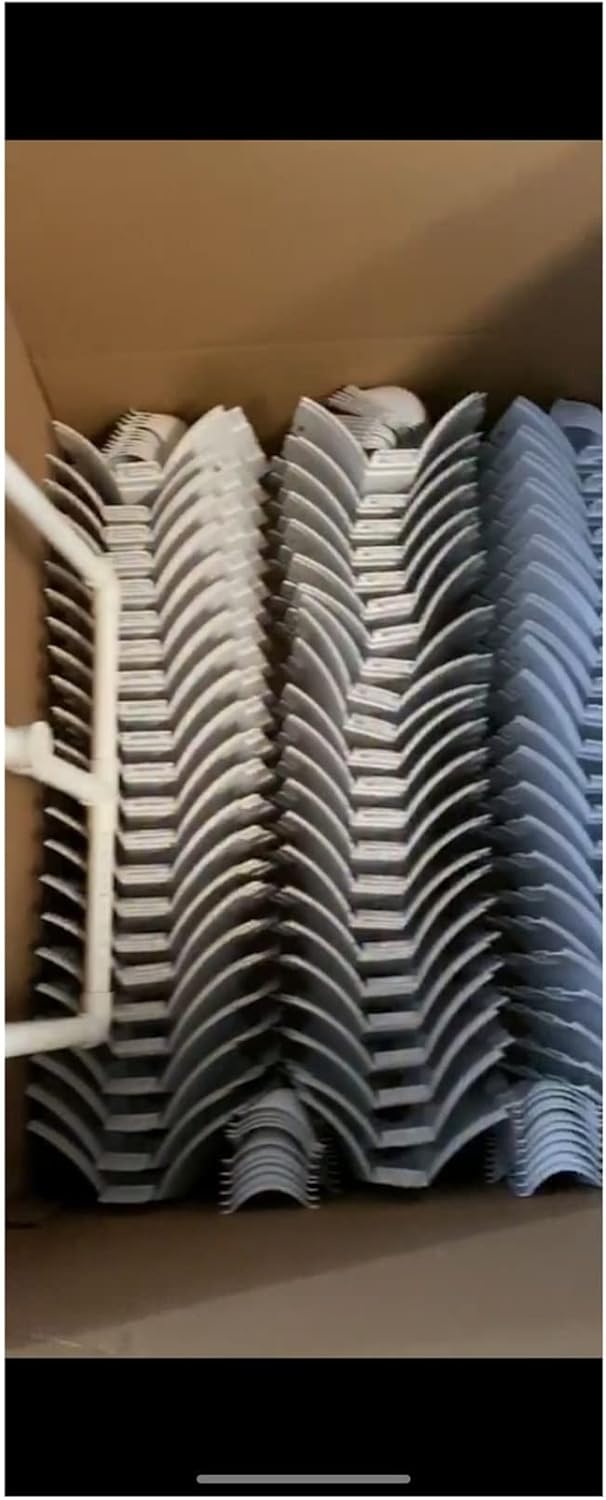 Hydroponic Tower Growing Sytem Hydroponics Grow System Aeroponics Growing Planter Tower for Indoor Garden Plastic Greenhouse Soilless Planting Easy to Install and Operate (Bianco 6)