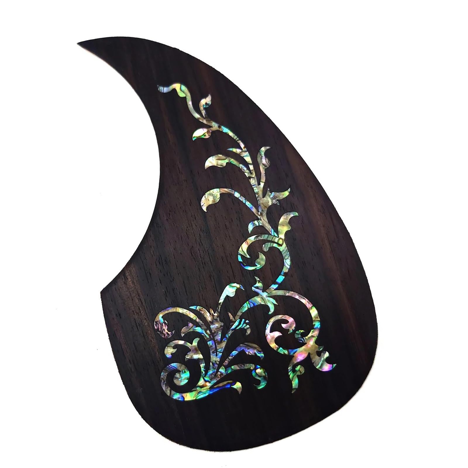 Uniwersalna osłona pickguardu do gitary akustyczne Pickguard do gitary akustycznej lite drewno inkrustowane idealnie sfazowane krawędzie