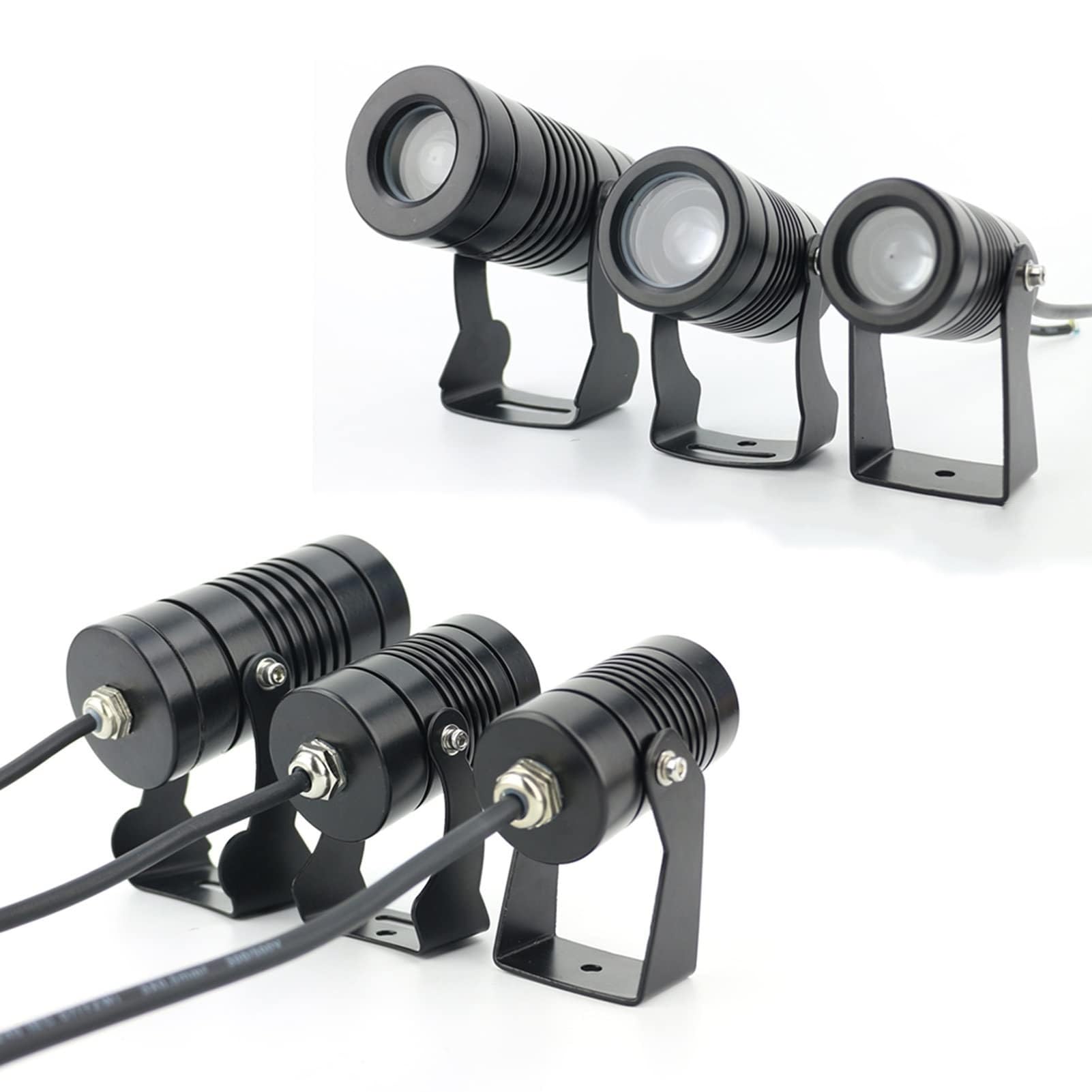Światło punktowe LED 85-265 V - Lampy punktowe LED, Zewnętrzne lampy projektorowe naścienne budynku, Światło punktowe o wąskiej wiązce, Reflektor zdalnego oświetlenia do oświetlenia zewnętrznego budyn