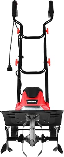 Miniatura 10 de Goplus Molinillo eléctrico y cultivador con cable de 17 pulgadas y 13.5 amperios, potentes timbradores con profundidad de lanza de 9 pulgadas, 6