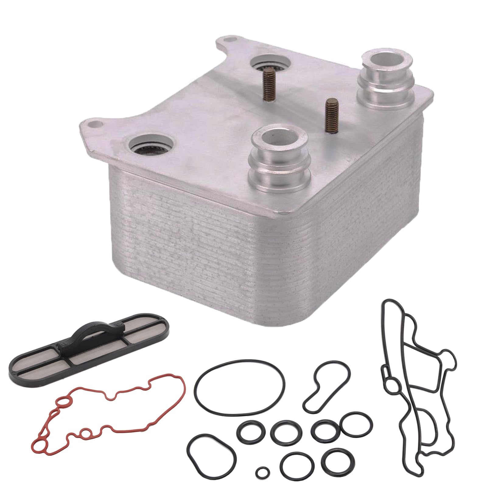 Amazon.com: Bapmic 3C3Z6A642CA 3C3Z-6A642-CA Engine Oil Cooler Kit