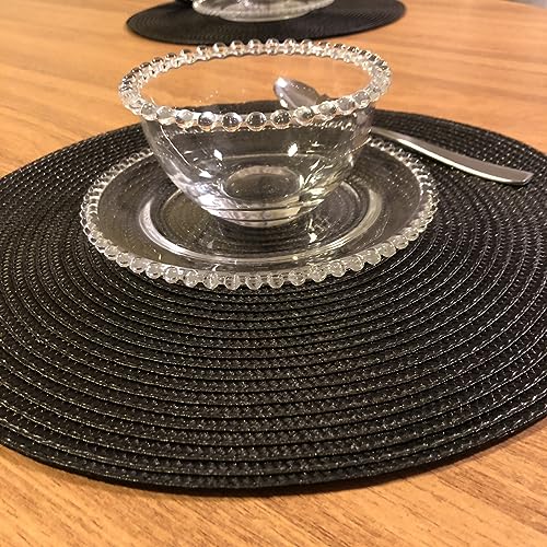 Kit Jogo Americano C/ 6 Peças - Oferta (Preto)