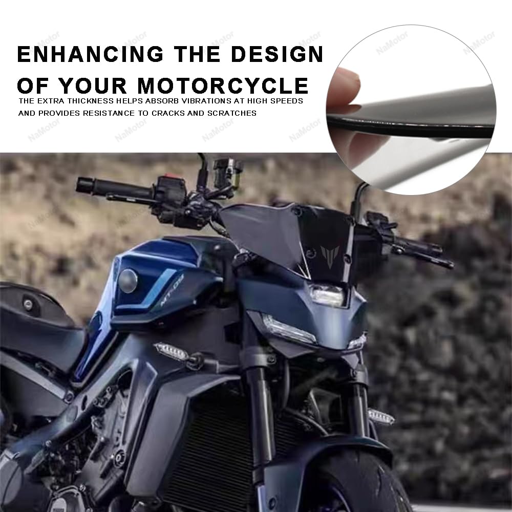 Per MT 09 MT-09 SP 2024 Accessori per motociclette Parabrezza Deflettori del vento