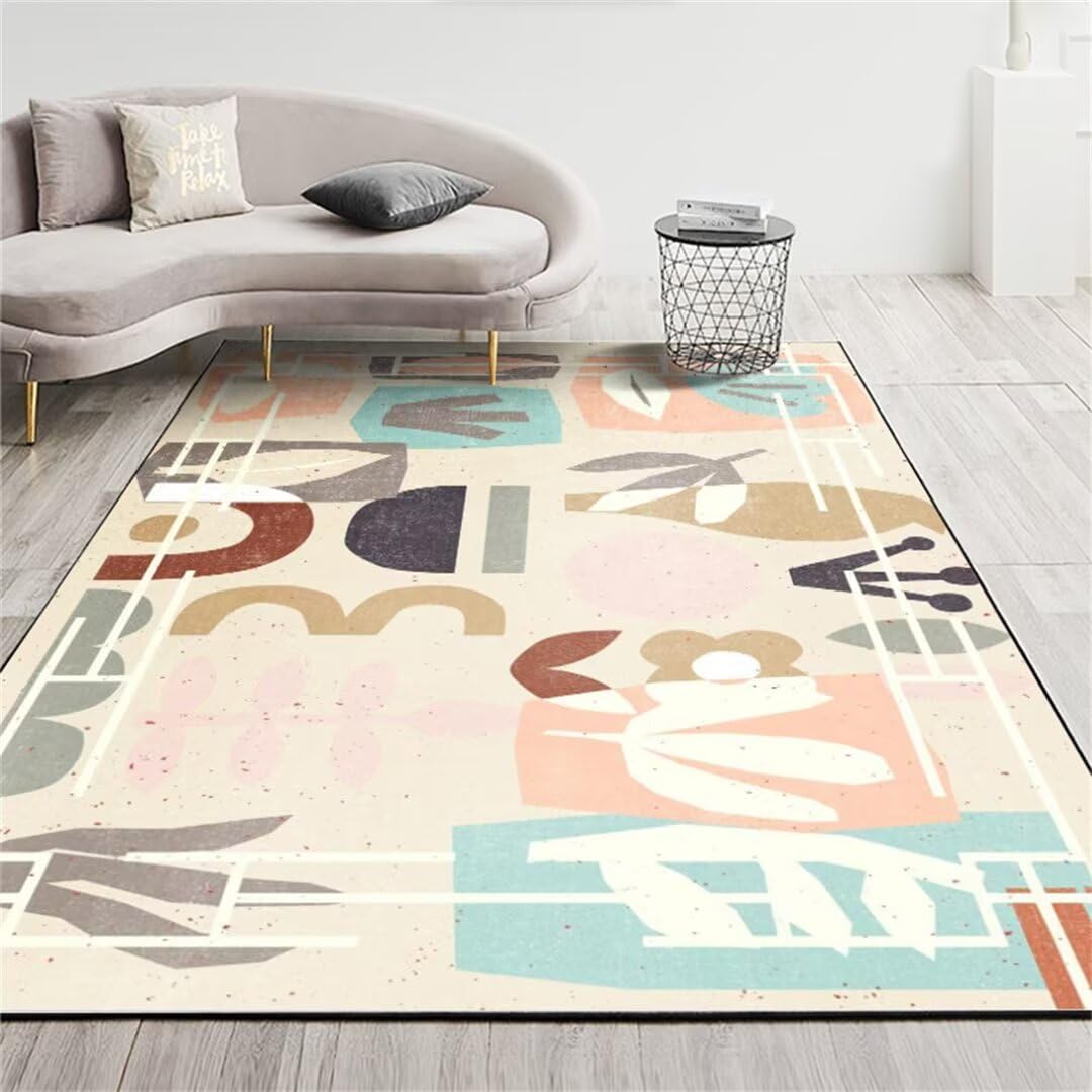 Tapis lavable et doux pour nettoyer facilement les taches de bébé au salon