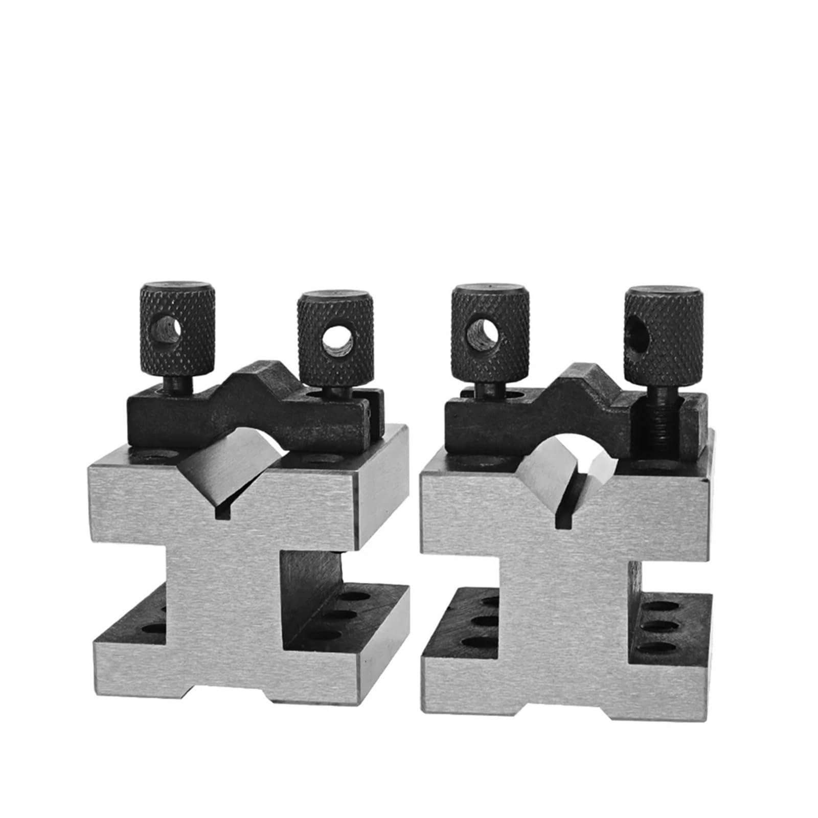 Produkty Kalibracyjne Para uziemień bloku V z zestawem zacisków Precyzyjnie dopasowana para Precyzyjny miernik 90° dla mechanika Wielozadaniowy pomiarowy(35x35x30 2pcs)