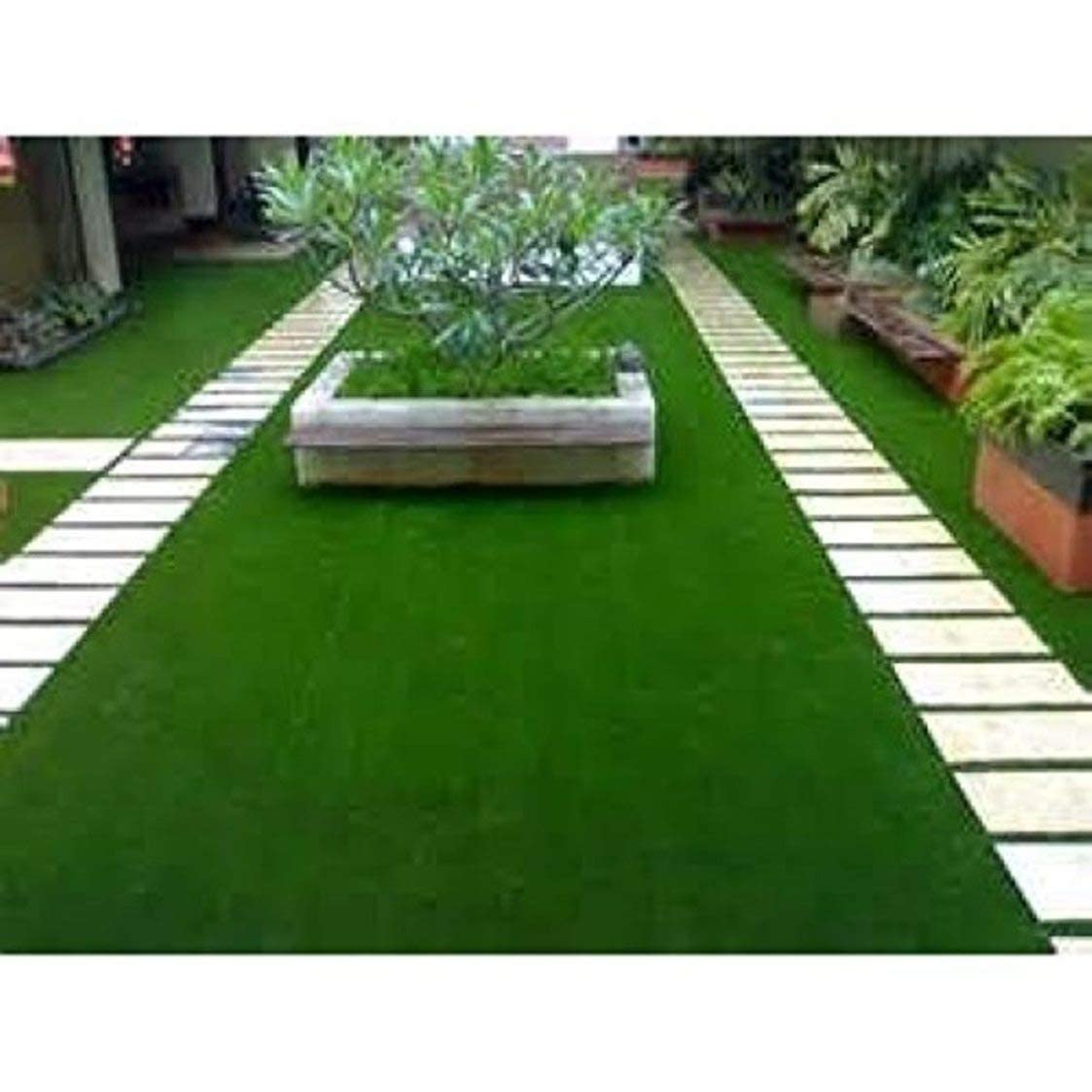 Buy CHETANYA Loomtex 25 mm High Density Artificial Grass Carpet, Mat