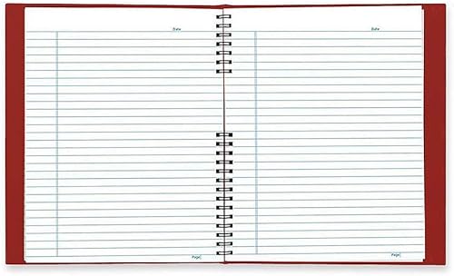 Blueline NotePro - Cuaderno rojo, 11 x 8.5 pulgadas, 200 páginas (A10200.RED)
