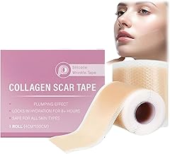 Silicone Scar Tape,Collagen Tape,Silicone Gel Sheets,Si/licone Scar Sheets&Strips for Sc/ar Covering&Sc/ar Removal,SIL/Icone Patches,Face Tape for Wrinkles,SIL/Icone Tape Scars