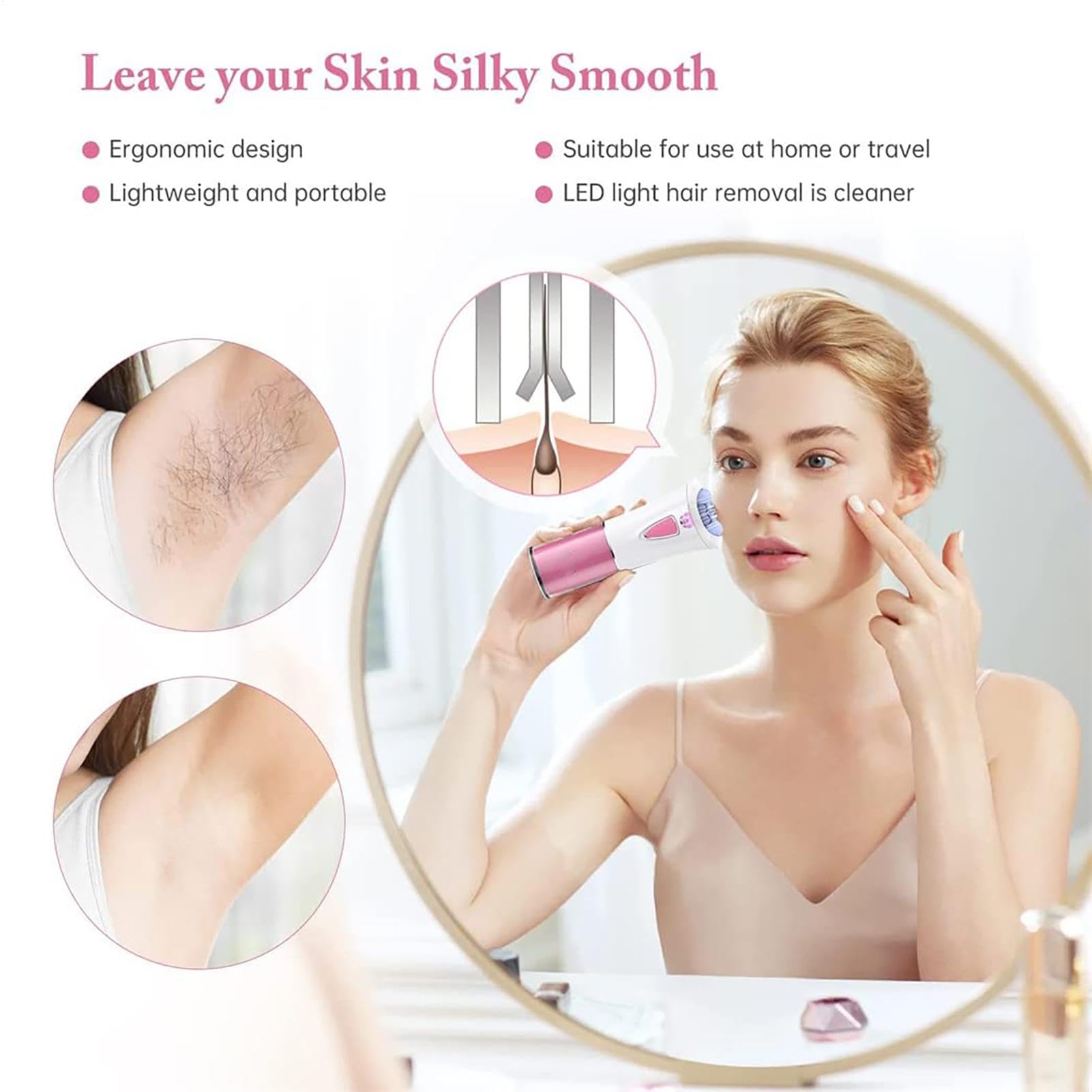Epilator für Gesichtsbehaarung Frauen, Haut Epilator für Gesicht