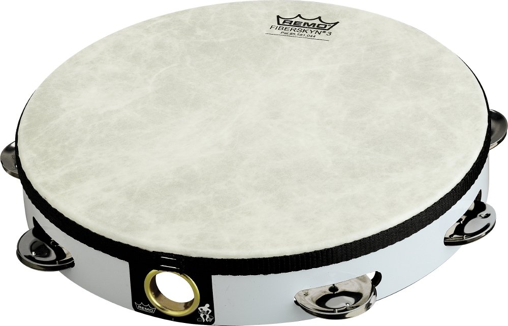 【新品未使用】REMO タンバリン　tambourines Amazon.co.jp: REMO タンバリン、プレタンド、直径10インチ